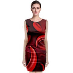 Cells All Over  Sleeveless Velvet Midi Dress by shawnstestimony