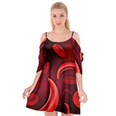 Cells All Over  Cutout Spaghetti Strap Chiffon Dress by shawnstestimony