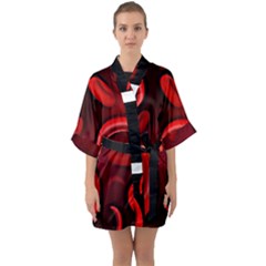 Cells All Over  Quarter Sleeve Kimono Robe by shawnstestimony