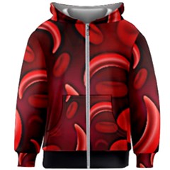 Cells All Over  Kids  Zipper Hoodie Without Drawstring by shawnstestimony