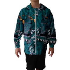 Slytherin Pattern Kids  Hooded Windbreaker by Sobalvarro