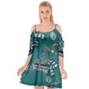 Slytherin Pattern Cutout Spaghetti Strap Chiffon Dress View1