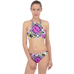 Justanotherabstractday Racer Front Bikini Set by designsbyamerianna