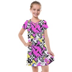 Justanotherabstractday Kids  Cross Web Dress by designsbyamerianna