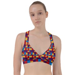 Lego Background Game Sweetheart Sports Bra