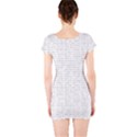 Binary Background Short Sleeve Bodycon Dress View2