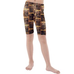 Wallpaper Iron Kids  Mid Length Swim Shorts