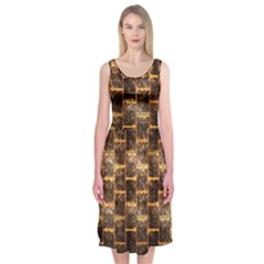 Wallpaper Iron Midi Sleeveless Dress