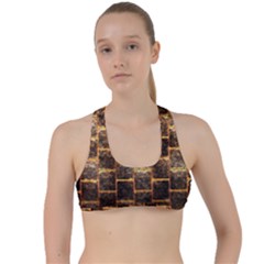 Wallpaper Iron Criss Cross Racerback Sports Bra