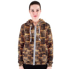 Wallpaper Iron Women s Zipper Hoodie