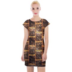 Wallpaper Iron Cap Sleeve Bodycon Dress