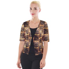 Wallpaper Iron Cropped Button Cardigan