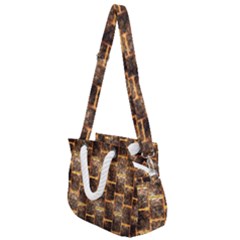 Wallpaper Iron Rope Handles Shoulder Strap Bag