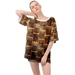 Wallpaper Iron Oversized Chiffon Top by HermanTelo