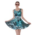 Elegant Floral Design With Butterflies Skater Dress View1