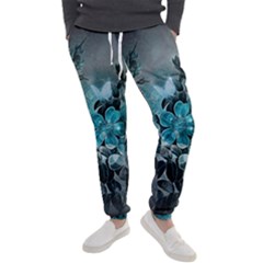 Elegant Floral Design With Butterflies Men s Jogger Sweatpants