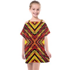 Ml-c5-1 Kids  One Piece Chiffon Dress