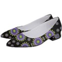 Lilies And Decorative Stars Of Freedom Women s Low Heels View2