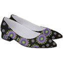 Lilies And Decorative Stars Of Freedom Women s Low Heels View3