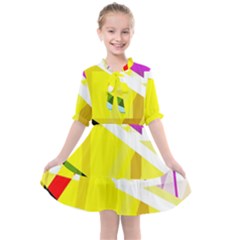 1980s Insired Kids  All Frills Chiffon Dress