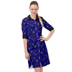 Regine716 Long Sleeve Mini Shirt Dress