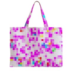 Pixelpink Zipper Mini Tote Bag by designsbyamerianna