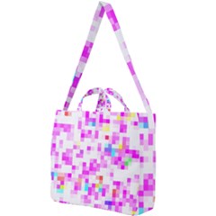 Pixelpink Square Shoulder Tote Bag by designsbyamerianna