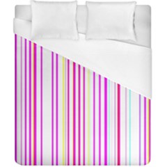 Brightstrips Duvet Cover (california King Size) by designsbyamerianna