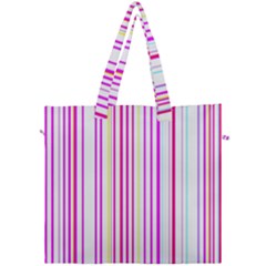 Brightstrips Canvas Travel Bag by designsbyamerianna