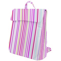 Brightstrips Flap Top Backpack by designsbyamerianna