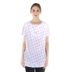 Polka Dot Summer Skirt Hem Sports Top