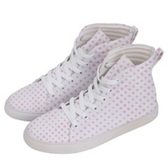 Polka Dot Summer Men s Hi-top Skate Sneakers by designsbyamerianna