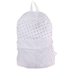 Polka Dot Summer Foldable Lightweight Backpack by designsbyamerianna