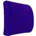 Blue Pattern Red Texture Back Support Cushion View2