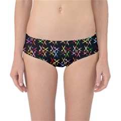 Scissors Pattern Colorful Prismatic Classic Bikini Bottoms