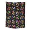 Scissors Pattern Colorful Prismatic Medium Tapestry View1