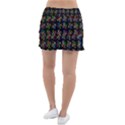 Scissors Pattern Colorful Prismatic Tennis Skirt View2