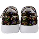 Scissors Pattern Colorful Prismatic Kids  Velcro Strap Shoes View4