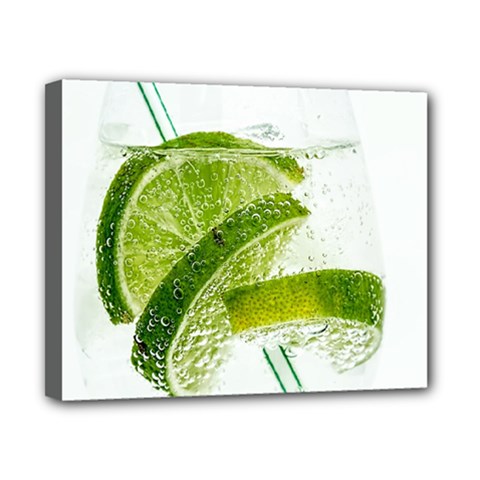 Lime Club Soda Drink Cocktail Canvas 10  X 8  (stretched) by Pakrebo