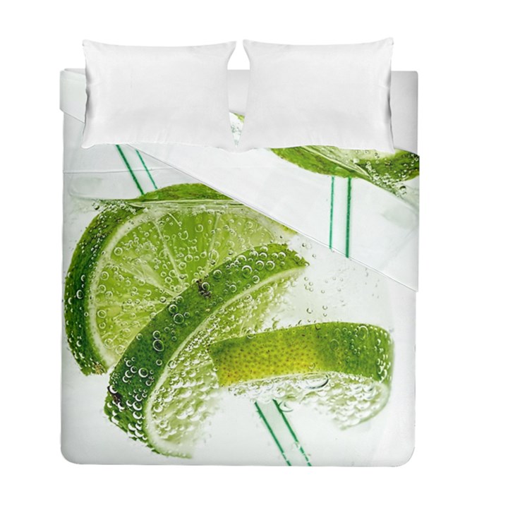 Lime Club Soda Drink Cocktail Duvet Cover Double Side (Full/ Double Size)