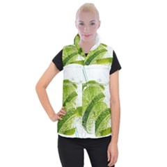 Lime Club Soda Drink Cocktail Women s Button Up Vest by Pakrebo