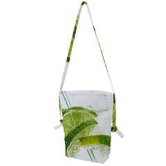 Lime Club Soda Drink Cocktail Folding Shoulder Bag by Pakrebo