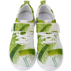 Lime Club Soda Drink Cocktail Men s Velcro Strap Shoes by Pakrebo