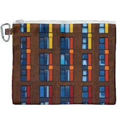 Architecture Color Colour Windows Canvas Cosmetic Bag (xxxl) by Pakrebo