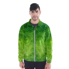 Pagan Mandala Seamless Tileable Green Men s Windbreaker by Pakrebo