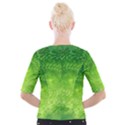 Pagan Mandala Seamless Tileable Green Cropped Button Cardigan View2