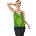 Pagan Mandala Seamless Tileable Green Chiffon Cami View1