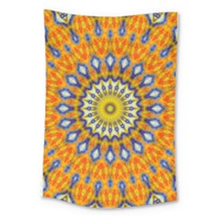 Fractal Kaleidoscope Mandala Large Tapestry