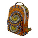 Fractal Kaleidoscope Mandala Flap Pocket Backpack (Large) View1