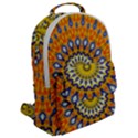 Fractal Kaleidoscope Mandala Flap Pocket Backpack (Large) View2